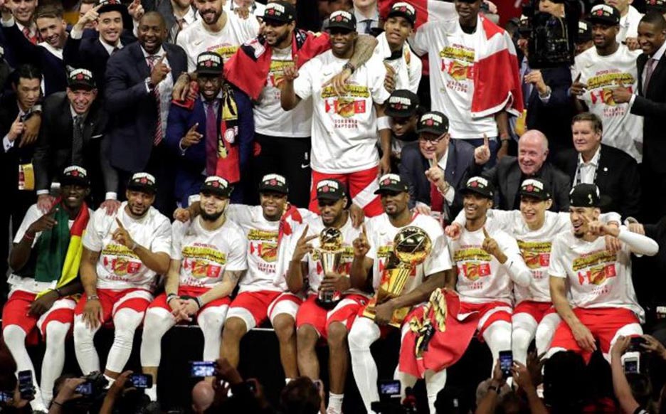 Los Raptors vence a los Warriors y son los campeones de la NBA