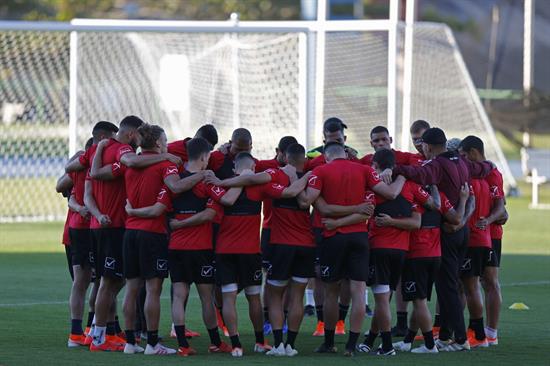 Venezuela se entrena a la espera de Argentina
