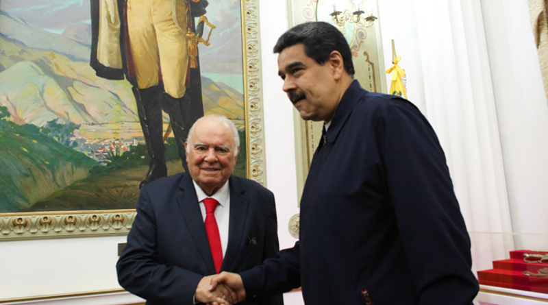 Maduro se reúne con asesor de la Unión Europea