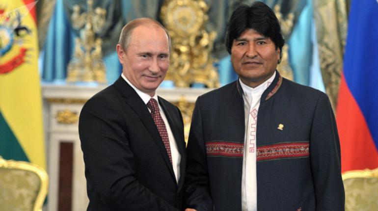 Morales y Putin rechazan injerencia en Venezuela