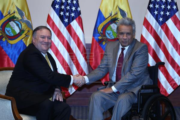Ecuador-EEUU centran diálogo en Venezuela y lucha contra corrupción