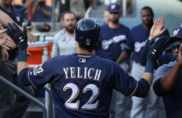 Christian Yelich conecta su segundo grand slam con Milwaukee