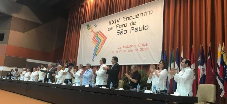 800 invitados participarán en el Foro de Sao Paulo en Caracas