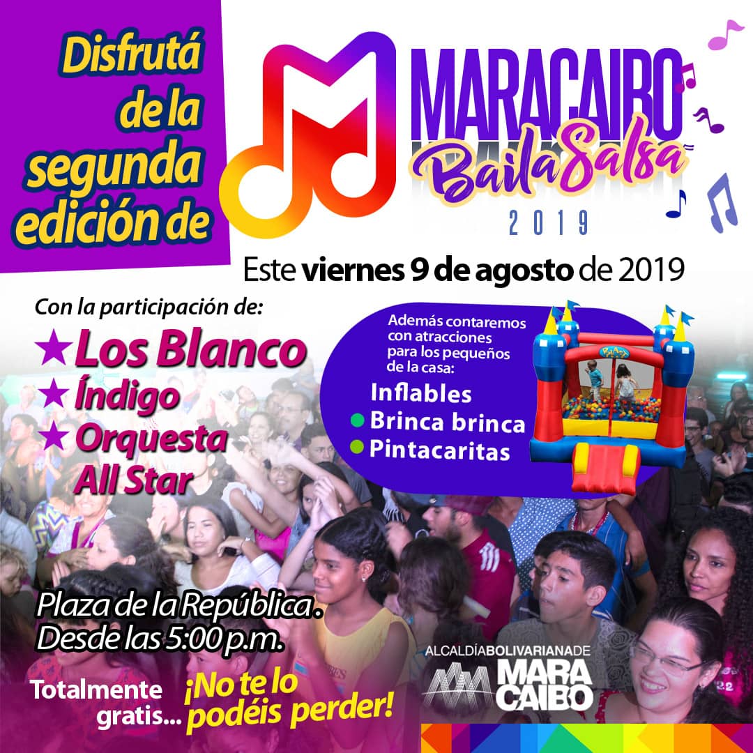 Maracaibo baila gratis en la plaza de La República