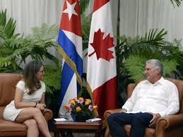 Díaz-Canel reitera apoyo a Venezuela con Canadá
