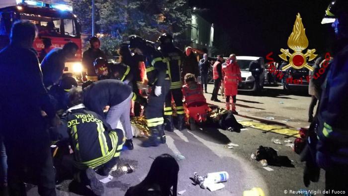 Arrestan a siete jóvenes por una estampida mortal en discoteca