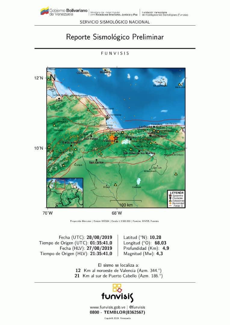 Sismo de 4.4. sorprende a Valencia por la noche