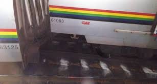 Ocho lesionados tras descarrilarse un tren del metro de Caracas