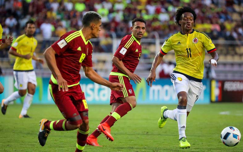La Vinotinto se enfrenta este martes a Colombia 