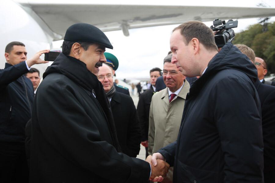 Nicolás Maduro llega a Rusia para “estrechar relaciones”
