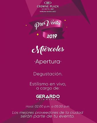 Crowne Plaza Maruma arranca con su Pre venta 2019