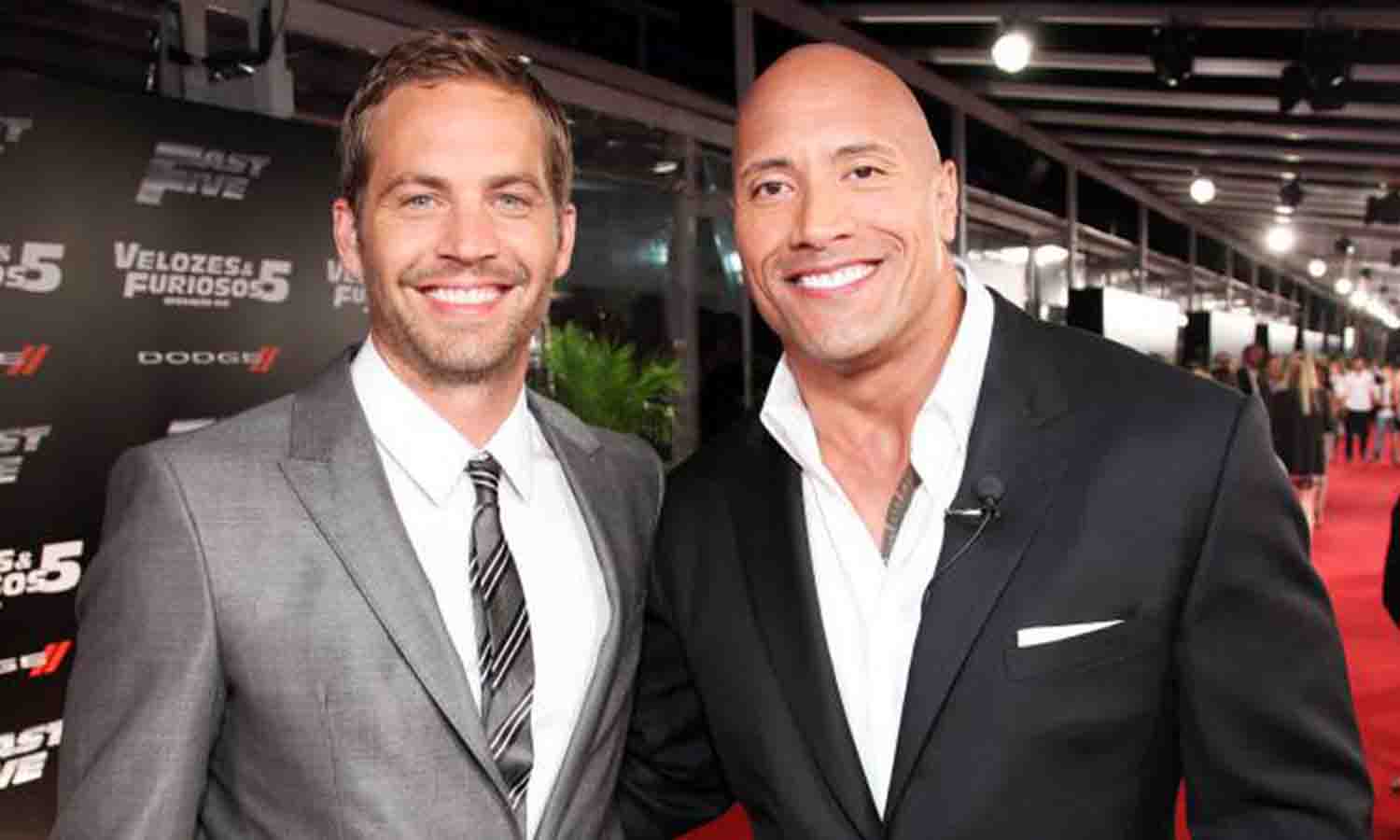 La Roca publica conmovedor mensaje para Paul Walker