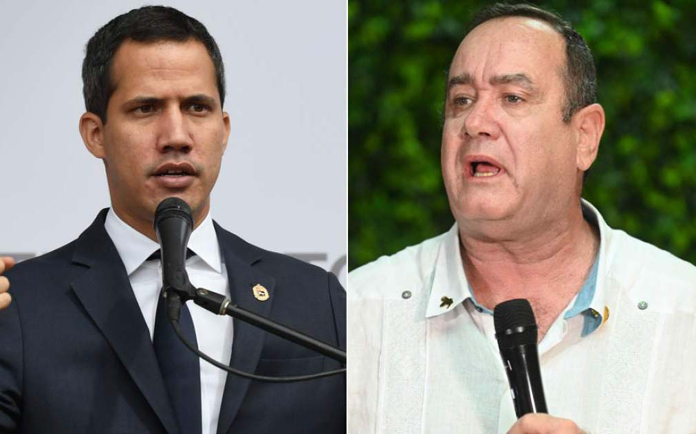 Giammattei y Guaidó se comprometen a restaurar la “democracia en Venezuela”