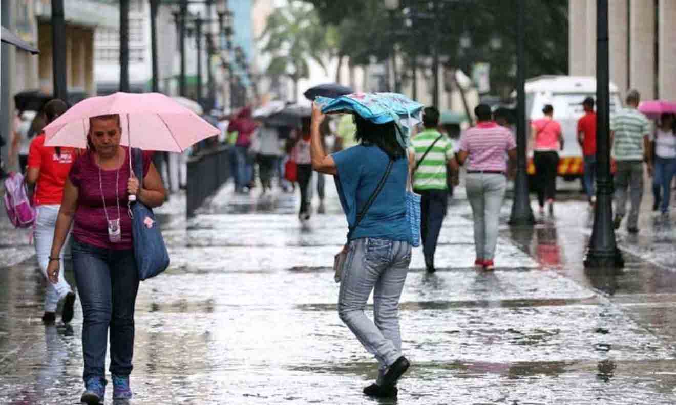 Inameh prevé este martes lluvias de intensidad en gran parte del país