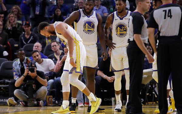 Stephen Curry, con la mano rota, otra baja de peso para los Warriors