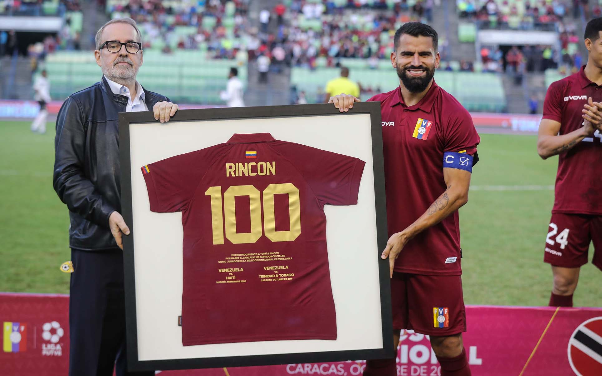 Tomás Rincón llega a los 100 partidos como Vinotinto