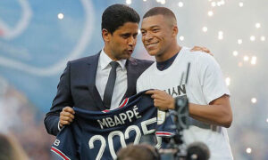 Al-Kelaïfi evita hablar de la posible renovación de Kylian Mbappé