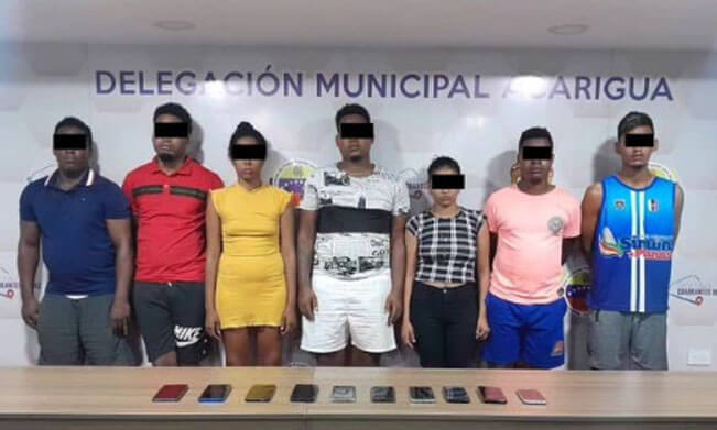 Desmantelan en Acarigua banda dedicada a estafar a peruanos