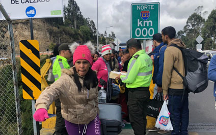 Ecuador extiende estado de emergencia por los migrantes venezolanos