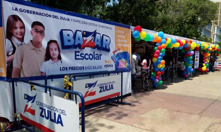 Arranca con éxito el Bazar Escolar de la Gobernación del Zulia 