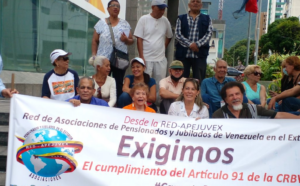 Jubilados y pensionados solicitan ayuda humanitaria a la ONU