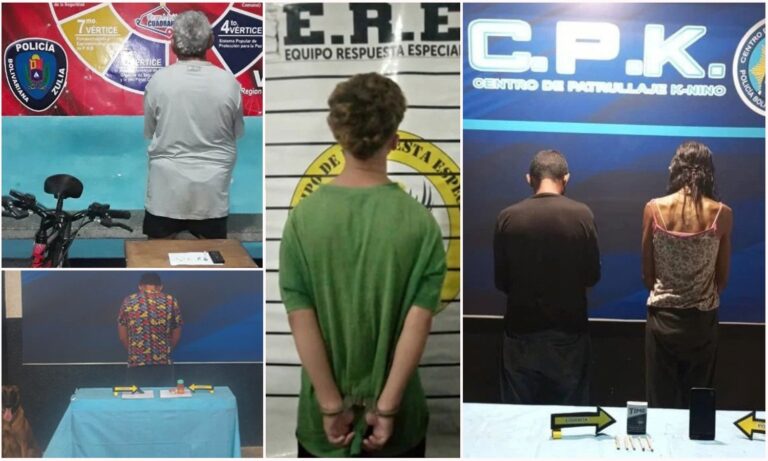 Detienen en Maracaibo y Cabimas a 5 personas por poseer y vender droga