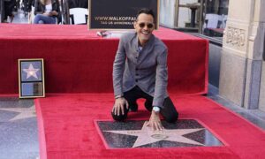 Marc Anthony recibe una estrella en el Paseo de la Fama de Hollywood