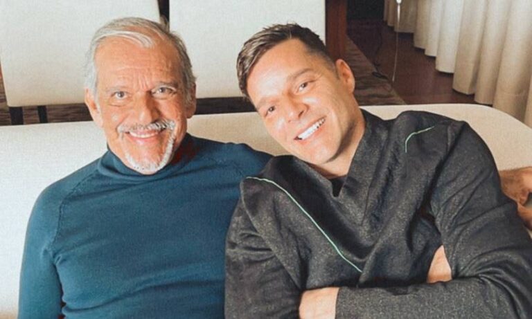 Ricky Martin sorprende en las redes con su notable parecido a su papá