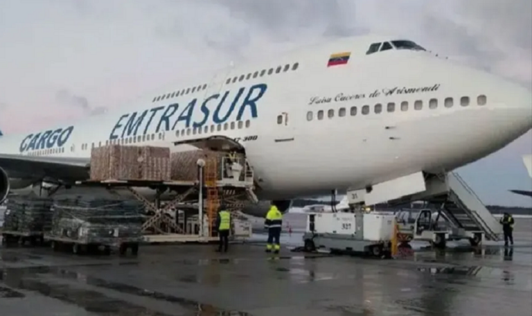 Argentina ordena decomiso de avión venezolano-iraní solicitado por EE. UU.