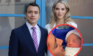 Noboa viaja a Miami tras nacer su tercer hijo mientras lidia crisis en Ecuador