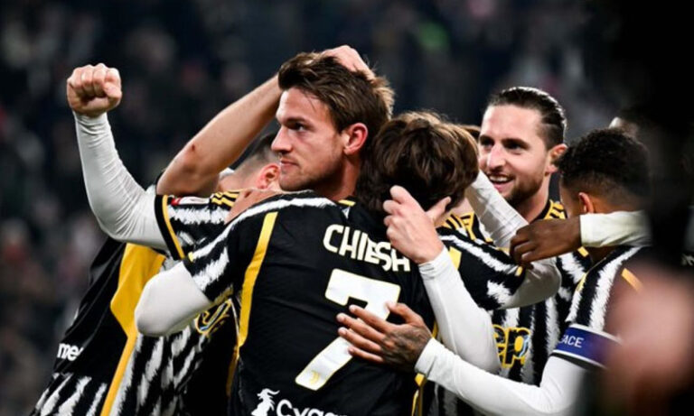 La Juventus arrolla a la Salernitana para avanzar a cuartos de la "Coppa"