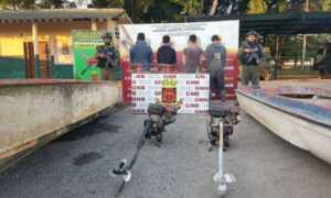 Detienen a 4 sujetos por robo a pescadores en Colón