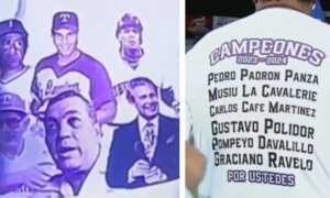 Oswaldo Guillén dedica el título a leyendas de Tiburones de La Guaira