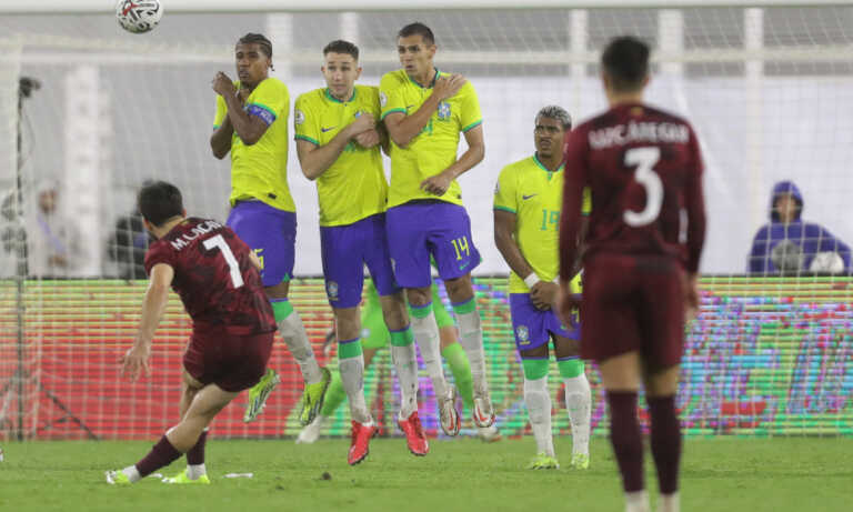 La Vinotinto cae ante Brasil y se aleja de los Juegos Olímpicos 2024