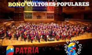 Inicia la entrega del bono Cultores Populares de febrero por Patria