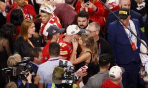 Taylor Swift y Travis Kelce reinan en el Super Bowl