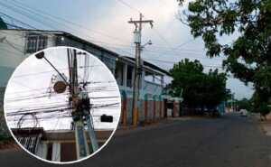 Cinco años sin agua y cuatro sin luz suman en calle de urbanización La Paz