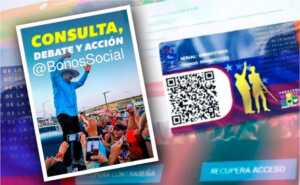 Inicia la entrega del Bono Consulta, Debate y Acción