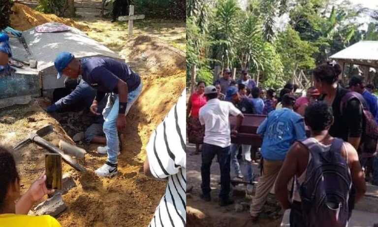 Sepultan nuevamente a mujer desenterrada en Nicaragua