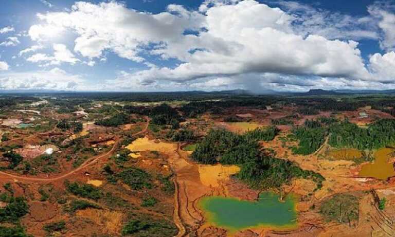 Activan un plan para recuperar zona afectada por minería ilegal en Bolívar