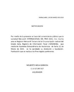 Notificación Internacional del Frio 2024