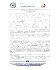 Cartel se hace saber Exp. VPI-01-18