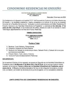 Condominio Residencias Mi Ensueño