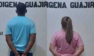 Arrestan a un hombre y una mujer por fraude y contrabando en Guajira