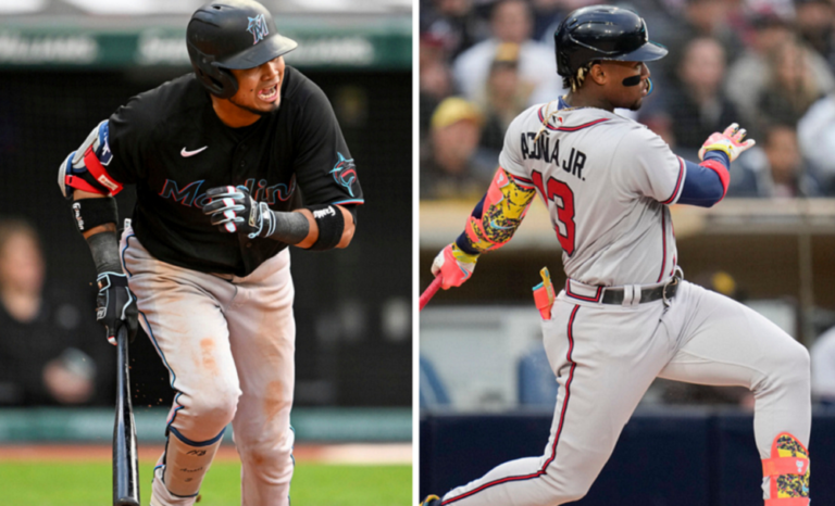 Luis Arráez y Ronald Acuña Jr. lideran proyecciones de bateo