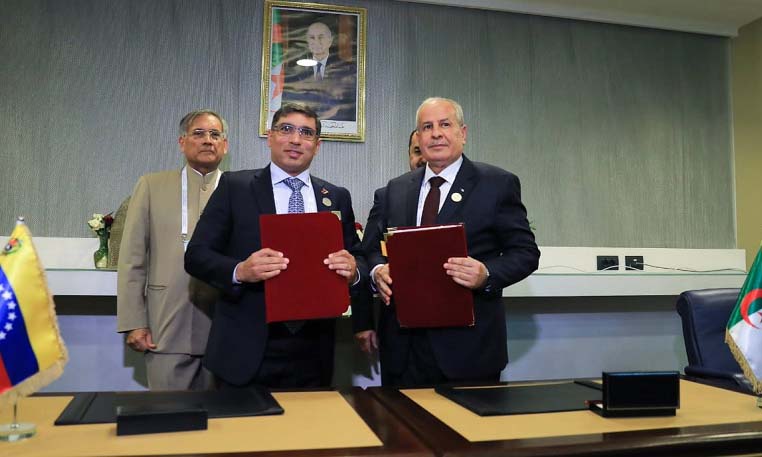 Pdvsa y la argelina Sonatrach firman acuerdos de cooperación energética