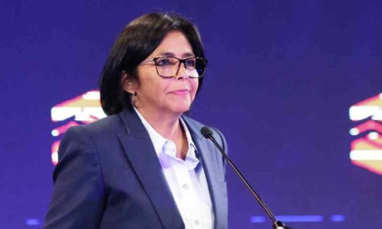 Delcy Rodríguez asegura que en Venezuela no hay deflación