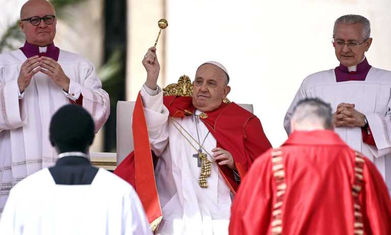 El Papa Francisco omite la homilía en misa del Domingo de Ramos