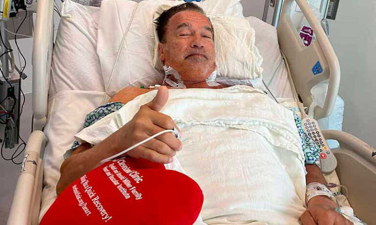 Colocan un marcapasos a Schwarzenegger tras operación de corazón abierto