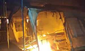 Migrantes irregulares vandalizan estación migratoria en Darién